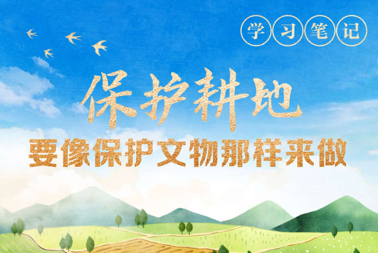保护耕地要像保护文物那样来做