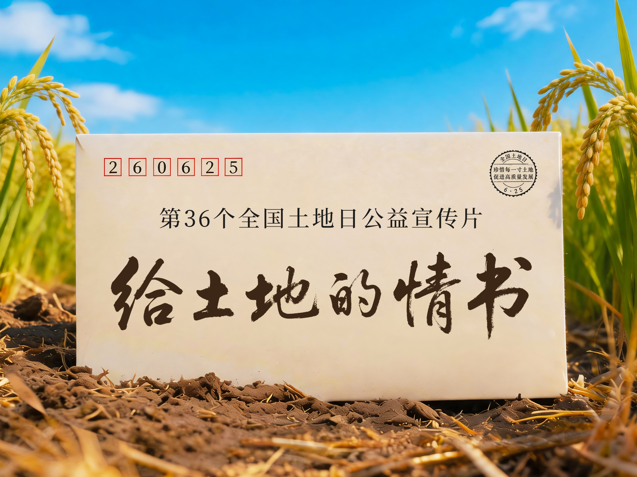 全国土地日公益宣传片《给土地的情书》</TRS_DOCUMENT>