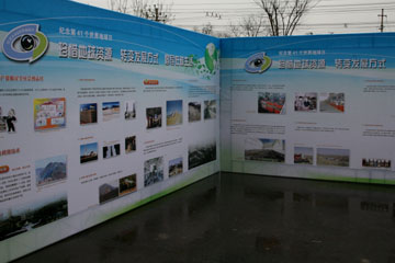 地球日活动展板