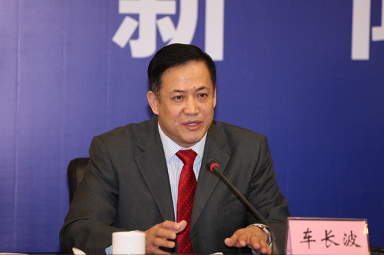 国土资源部油气中心副主任车长波回答记者提问