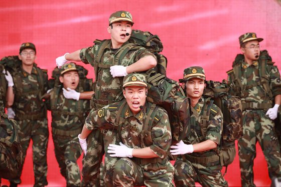 现场文艺演出《祖国需要我》