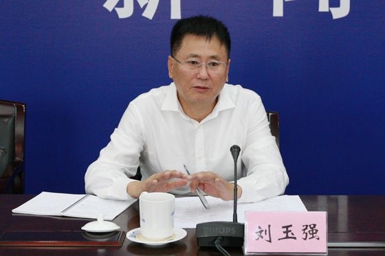 中国矿业联合会副会长兼总工程师、组委会办公室主任刘玉强回答媒体提问