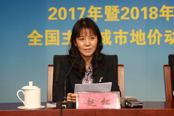中国土地勘测规划院地价所所长赵松介绍具体情况