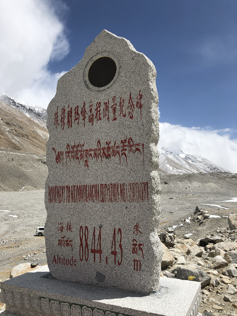 珠峰日记:4月19日 珠峰大本营 晴 大风