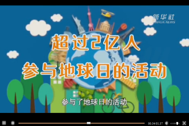 世界地球日 共同呵护我们的家园